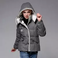 femmes moncler doudounes for less limit de laine grise